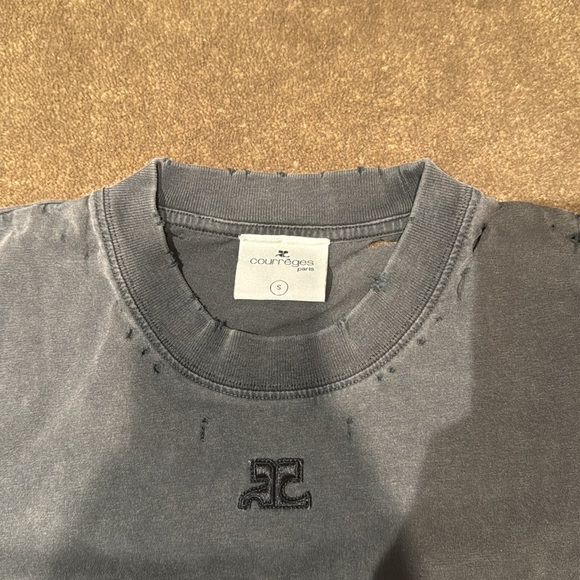 Courrèges Grey T-Shirt - Picture 2 of 3